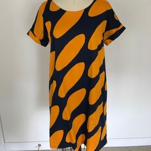 Marimekko Short Sleeve A line Dress SZ 34